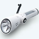 ソーラー＆手まわし懐中電灯