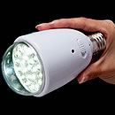 充電できる便利なLED電球